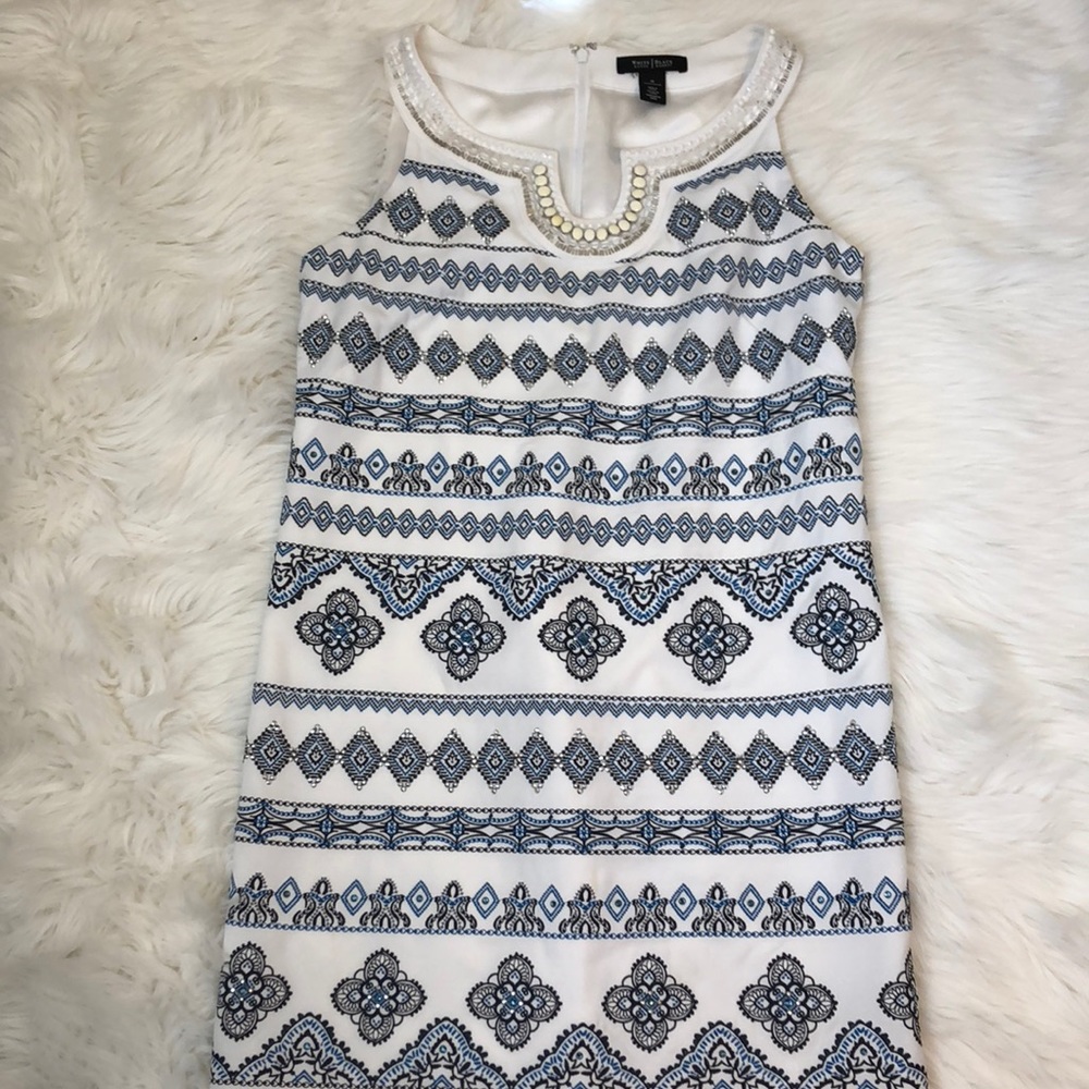 White House Black Market Embellished Dress